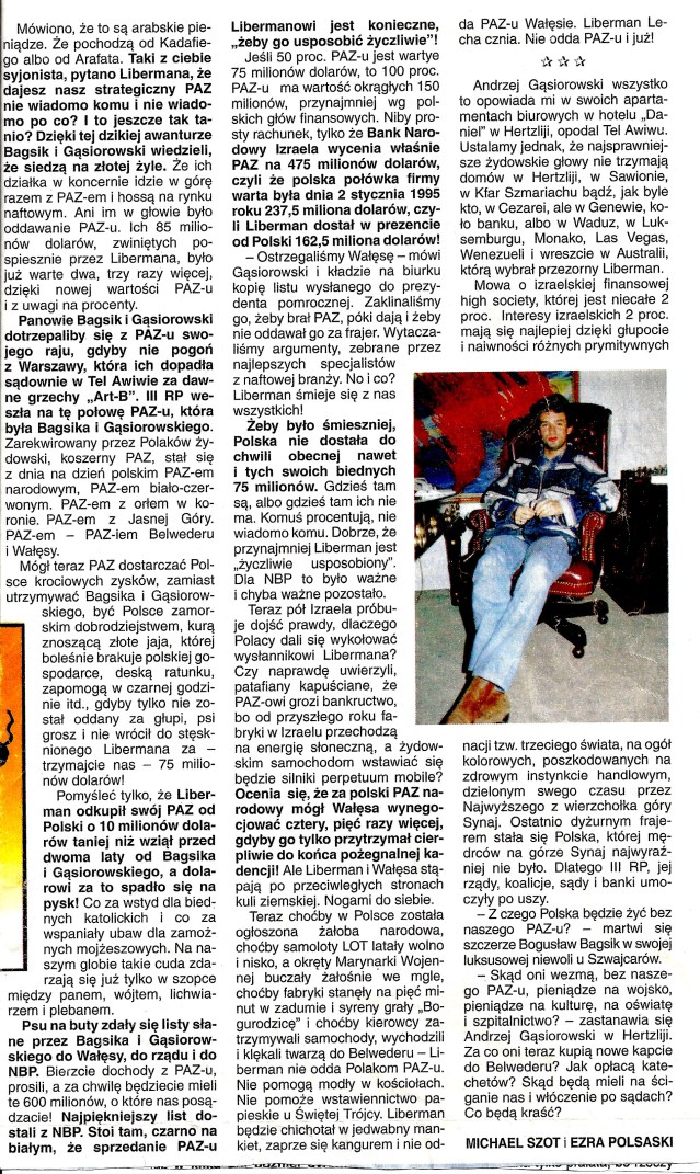 1995.02.01 NIE - Paztwisko Libermana 2